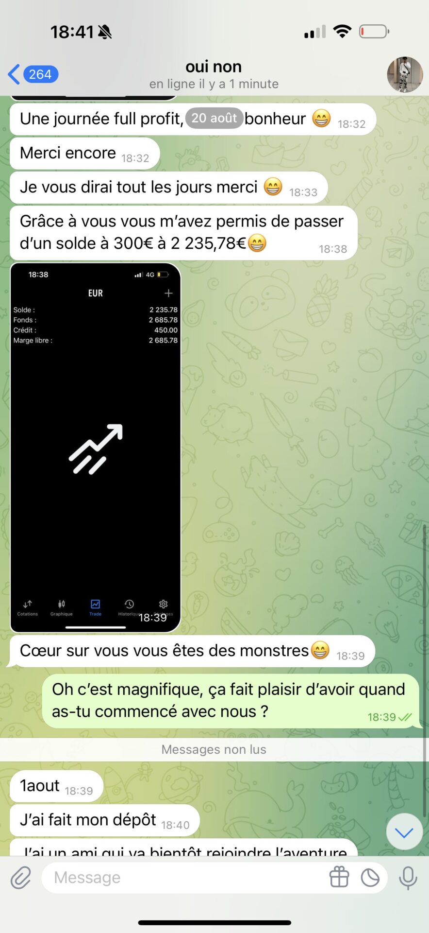 Kacem : de 300 € à +2 200 € en 10 jours, après nous avoir rejoints.